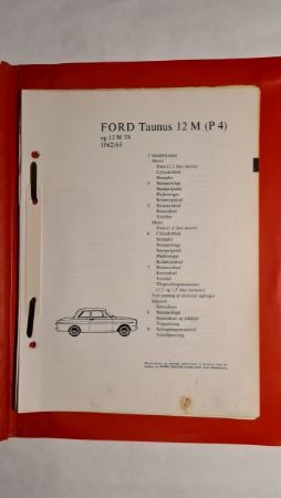 Ford Taunus 12M P4  Autoreparation Hndbog kopi